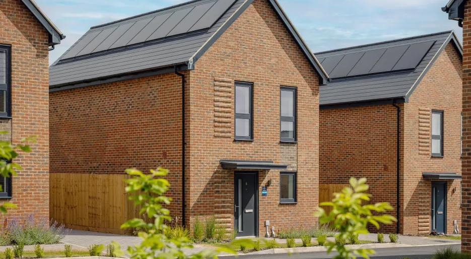 Hollymead Square - Plot 34 Street Scene